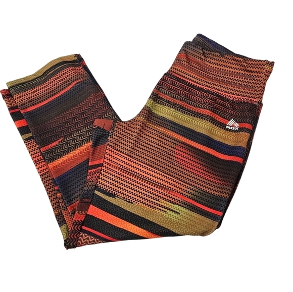 RBX Colorful‎ Activewear Capri Pants Size Medium Women's B48 - Picture 1 of 8